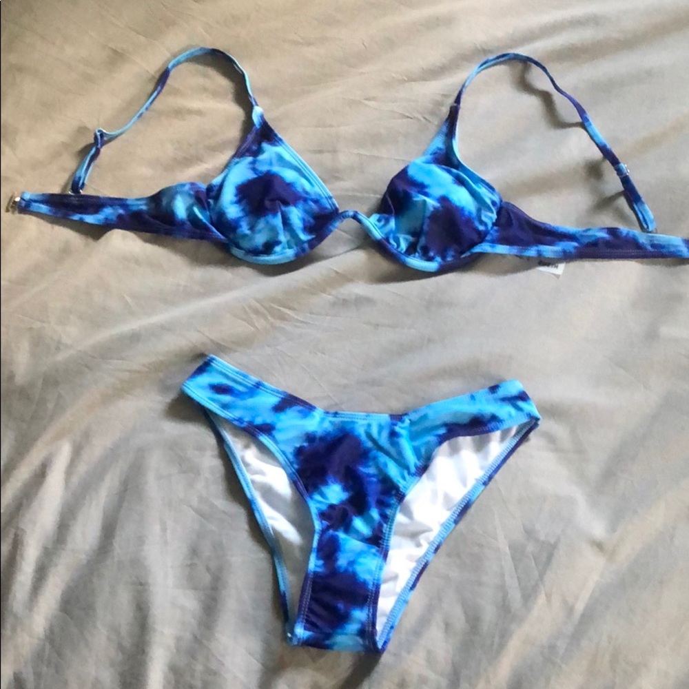 Shein tie dye bikini